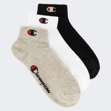 Носки Champion 3pk Quarter Socks - 158876, фото 1 - интернет-магазин MEGASPORT