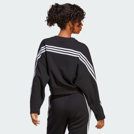 Кофта Adidas W FI 3S CREW - 159084, фото 2 - интернет-магазин MEGASPORT