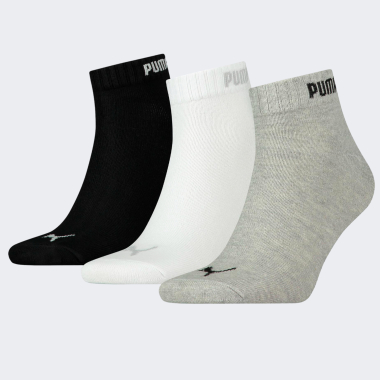 Шкарпетки Puma Quarter-V 3P - 159135, фото 1 - інтернет-магазин MEGASPORT