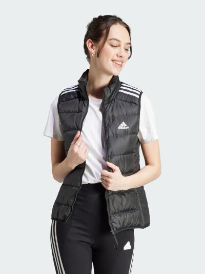 Куртка-жилет Adidas W ESS 3S L D VE - 159159, фото 1 - інтернет-магазин MEGASPORT