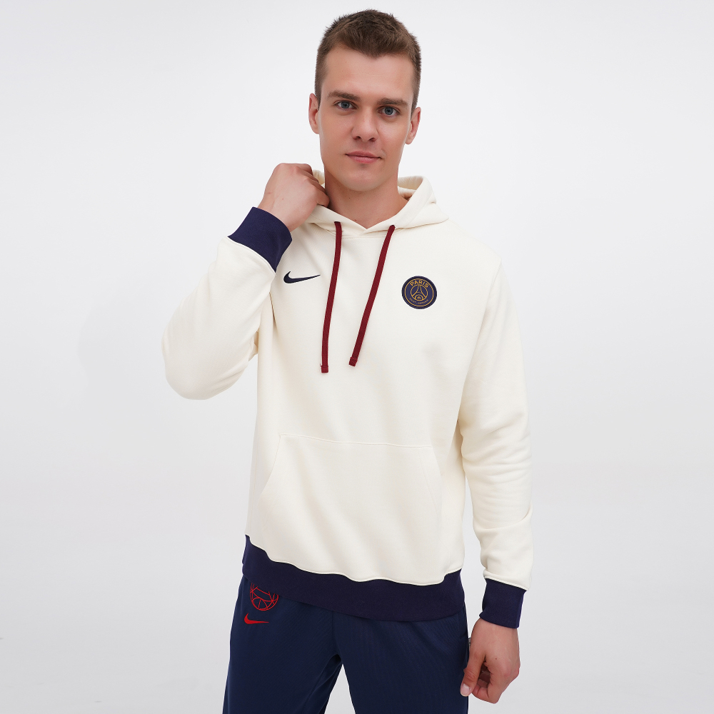 Кофта Nike PSG M NSW CLUB HOODIE PO FT | купити в інтернет