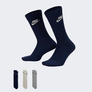 Шкарпетки Nike U NK NSW EVERYDAY ESSENTIAL CREW 3PR - 144 - 159336, фото 1 - інтернет-магазин MEGASPORT