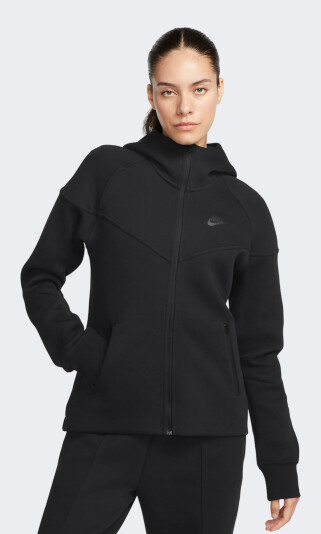 Кофта Nike W NSW TCH FLC WR FZ HDY - 159619, фото 1 - інтернет-магазин MEGASPORT