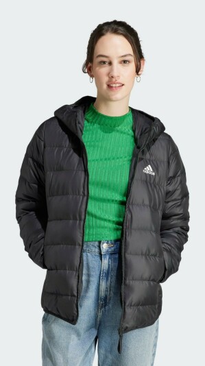 Пуховик Adidas W ESS L D HO J - 159704, фото 1 - інтернет-магазин MEGASPORT