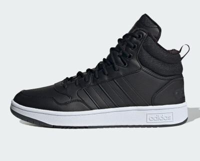 Кеды Adidas HOOPS 3.0 MID WTR - 159698, фото 1 - интернет-магазин MEGASPORT