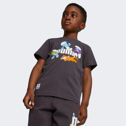Футболка Puma детская X THE SMURFS Graphic Tee - 159881, фото 1 - интернет-магазин MEGASPORT