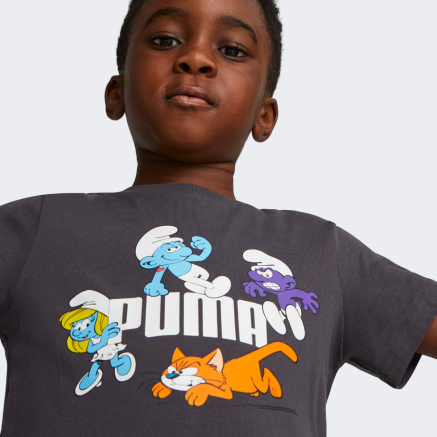 Футболка Puma детская X THE SMURFS Graphic Tee - 159881, фото 3 - интернет-магазин MEGASPORT
