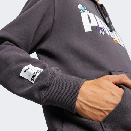 Кофта Puma X THE SMURFS Graphic Hoodie TR - 159876, фото 4 - интернет-магазин MEGASPORT