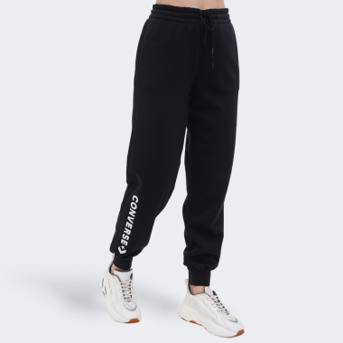 Спортивные штаны Converse WORDMARK FLEECE PANT EMB - 159260, фото 1 - интернет-магазин MEGASPORT