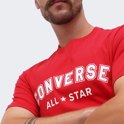 Футболка Converse CLASSIC FIT ALL STAR CENTER FRONT TEE - 159261, фото 4 - интернет-магазин MEGASPORT