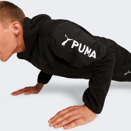 Кофта Puma Fit Hybrid Polar Fleece/Woven Jacket - 159928, фото 5 - інтернет-магазин MEGASPORT