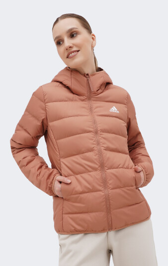 Пуховик Adidas W ESS L D HO J - 159721, фото 1 - інтернет-магазин MEGASPORT