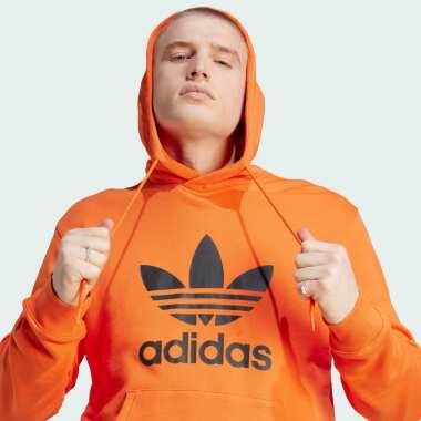 Adidas gold trefoil hoodie best sale