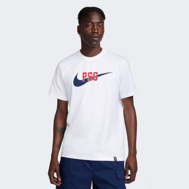 Футболки Nike PSG M NK SWOOSH TEE - 160491, фото 1 - интернет-магазин MEGASPORT
