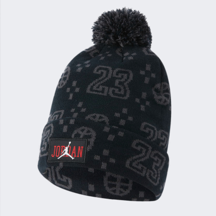 Шапка Jordan детская CUFFED POM BEANIE - 160586, фото 1 - интернет-магазин MEGASPORT