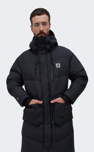 Пуховик Converse PREMIUM LONG DOWN JACKET - RPC - 160443, фото 1 - інтернет-магазин MEGASPORT