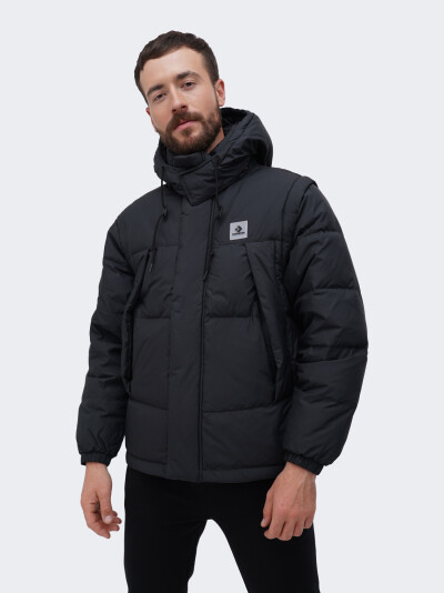 Пуховик Converse PREMIUM SHORT DOWN JACKET RPC - 160448, фото 1 - інтернет-магазин MEGASPORT
