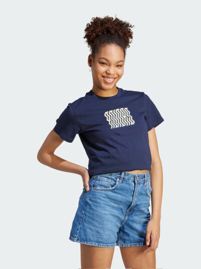 Футболка Adidas W VIBAOP TEE - 160658, фото 1 - інтернет-магазин MEGASPORT