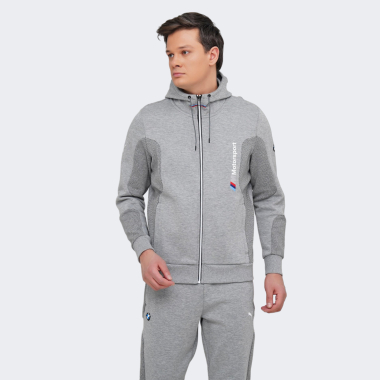 Кофты Puma Bmw Mms Hooded Sweat Jacket - 128004, фото 1 - интернет-магазин MEGASPORT