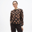 terry-fleece print sweatshirt