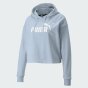 Кофта Puma ESS Cropped Logo Hoodie TR, фото 4 - интернет магазин MEGASPORT