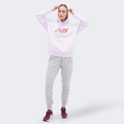 Кофта New Balance Ess Stacked Logo Ovrszd - 142306, фото 3 - інтернет-магазин MEGASPORT