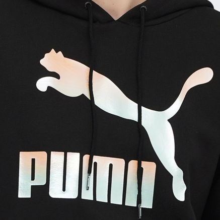 Кофта Puma Classics Logo Hoodie (s) - 140419, фото 4 - интернет-магазин MEGASPORT