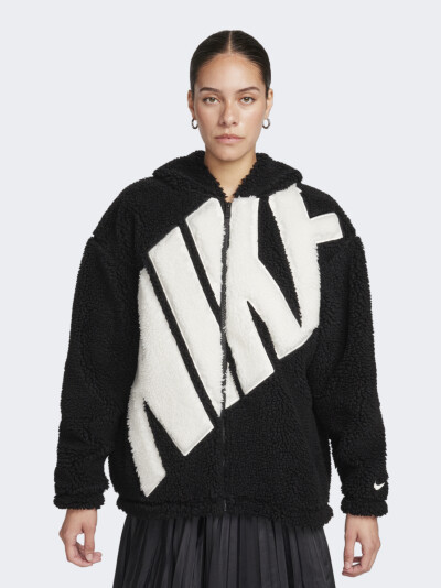 Куртка Nike W NSW LOGO SHERPA JKT - 160684, фото 1 - інтернет-магазин MEGASPORT