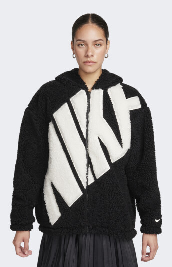Куртка Nike W NSW LOGO SHERPA JKT - 160684, фото 1 - інтернет-магазин MEGASPORT