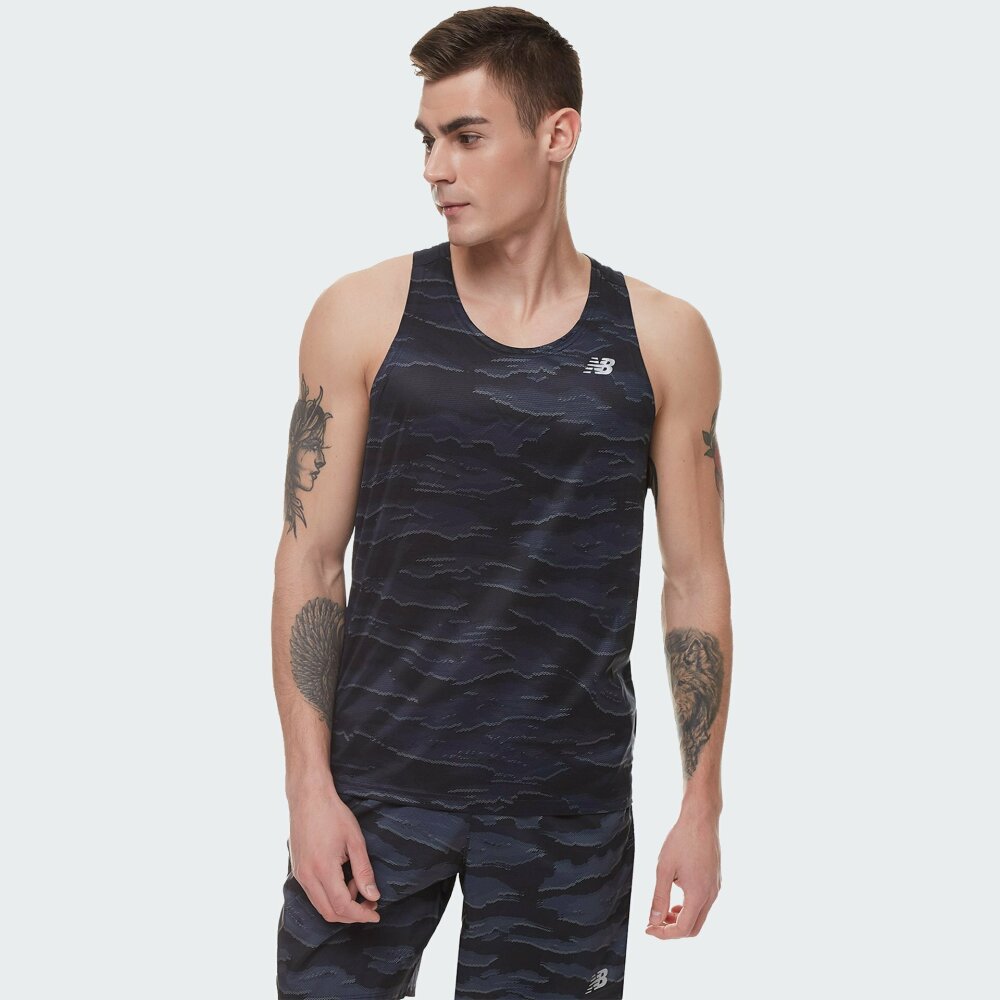Майка New Balance Printed Accelerate | Цвет:черный | купить в интернет ...