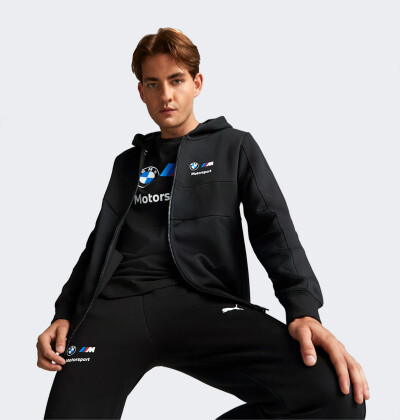 Кофта Puma BMW MMS HDD Sweat Jacket - 148124, фото 1 - интернет-магазин MEGASPORT