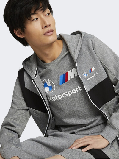Кофта Puma BMW MMS Hdd Sweat Jacket - 148125, фото 1 - інтернет-магазин MEGASPORT