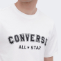 Футболка Converse STANDARD FIT ALL STAR SINGLE SCREEN PRINT TEE, фото 4 - интернет магазин MEGASPORT