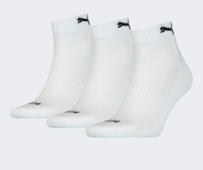 Шкарпетки Puma CUSHIONED QUARTER 3P UNISEX - 143237, фото 1 - інтернет-магазин MEGASPORT