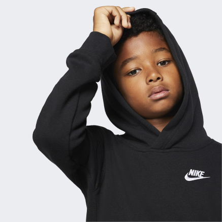 Кофта Nike дитяча B NSW HOODIE PO CLUB - 147599, фото 4 - інтернет-магазин MEGASPORT