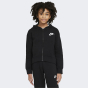 Кофта Nike детская G Nsw Club Flc Fz Hoodie Lbr, фото 1 - интернет магазин MEGASPORT