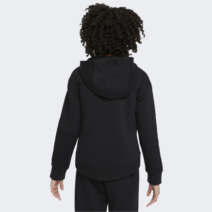Кофта Nike детская G Nsw Club Flc Fz Hoodie Lbr - 141100, фото 2 - интернет-магазин MEGASPORT