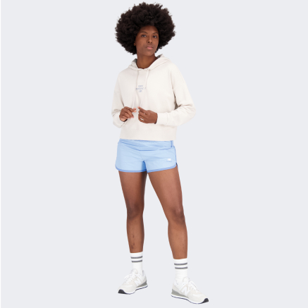 Кофта New Balance Essentials Reimagined Arch. Crop Hoodie - 150439, фото 4 - интернет-магазин MEGASPORT