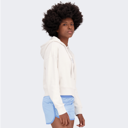 Кофта New Balance Essentials Reimagined Arch. Crop Hoodie - 150439, фото 3 - интернет-магазин MEGASPORT