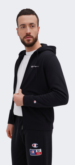 Кофта Champion hooded full zip sweatshirt - 161169, фото 1 - інтернет-магазин MEGASPORT