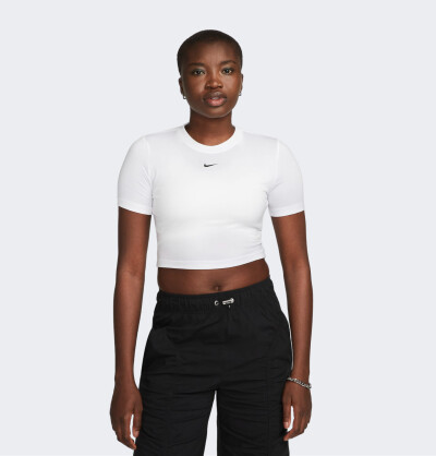 Футболка Nike W NSW ESSNTL SLM CRP - 162289, фото 1 - інтернет-магазин MEGASPORT