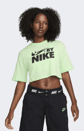 Футболка Nike W NSW CROP TEE GLS - 162304, фото 1 - интернет-магазин MEGASPORT