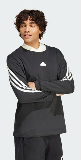Футболка Adidas M FI 3S LS - 162658, фото 1 - интернет-магазин MEGASPORT