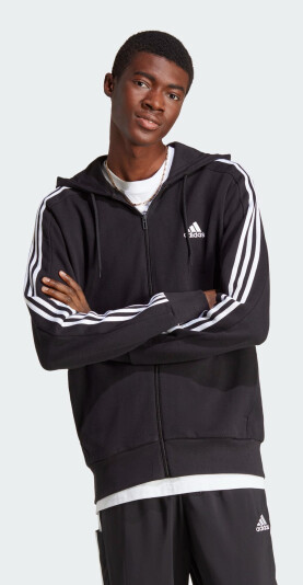 Кофта Adidas M 3S FT FZ HD - 162650, фото 1 - интернет-магазин MEGASPORT