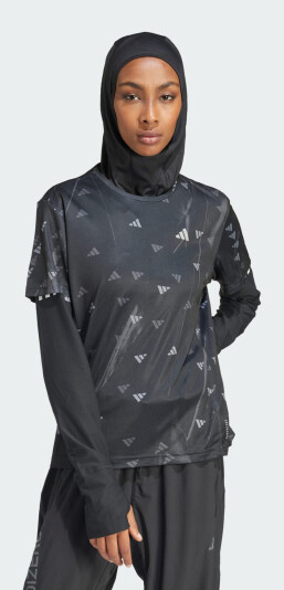 Футболка Adidas RUN IT BL TEE - 162841, фото 1 - интернет-магазин MEGASPORT