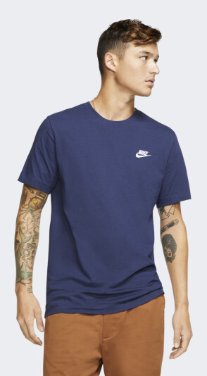 Футболка Nike M NSW CLUB TEE - 162976, фото 1 - інтернет-магазин MEGASPORT