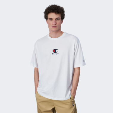 Футболки Champion crewneck t-shirt - 163423, фото 1 - інтернет-магазин MEGASPORT