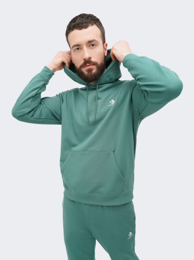 Кофта Converse STANDARD FIT LEFT CHEST STAR CHEV EMB HOODIE FT - 163012, фото 1 - інтернет-магазин MEGASPORT