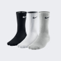 Шкарпетки Nike 3PPK Cotton Lightweight Crew W/Moisture Mgt (S,M,L,Xl), фото 1 - інтернет магазин MEGASPORT