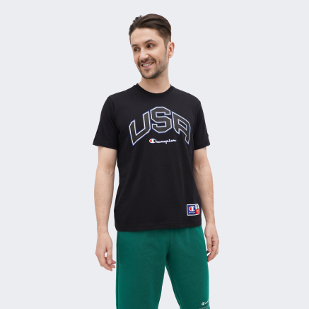 Футболка Champion crewneck t-shirt - 163403, фото 1 - интернет-магазин MEGASPORT